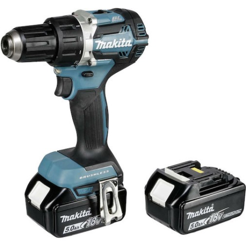 Makita Κρουστικό Δραπανοκατσάβιδο Μπαταρίας Brushless 18V 2x5Ah