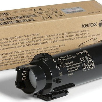 Xerox 106R03690 Γνήσιο Toner Laser Εκτυπωτή Κυανό High Capacity 4300 Σελίδων