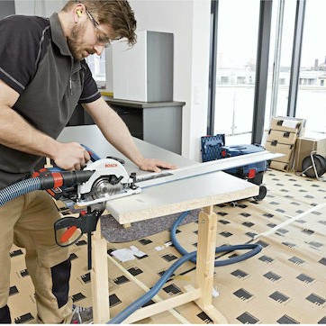 Bosch GKS 18 V-57 G Δισκοπρίονο 18V Solo με Σύστημα Αναρρόφησης