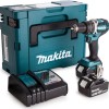 Makita Κρουστικό Δραπανοκατσάβιδο Μπαταρίας Brushless 18V 2x5Ah