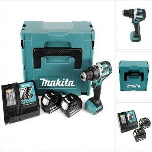 Makita Κρουστικό Δραπανοκατσάβιδο Μπαταρίας Brushless 18V 2x5Ah