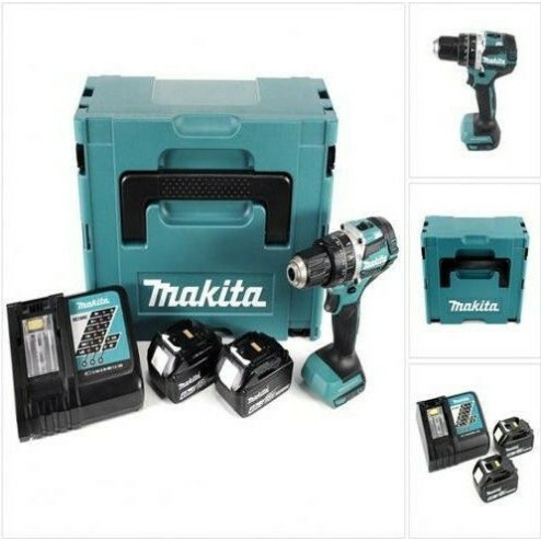Makita Κρουστικό Δραπανοκατσάβιδο Μπαταρίας Brushless 18V 2x5Ah