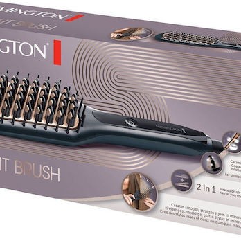 Remington Straight Brush Κεραμική Ηλεκτρική Βούρτσα για Ίσιωμα