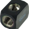 Alphacool HF connection terminal TEE T-piece round, G1/4 - Black