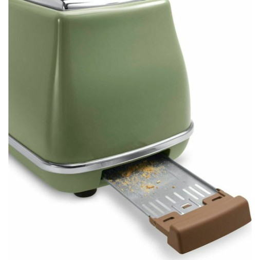 De'Longhi Icona Φρυγανιέρα 2 Θέσεων 900W Πράσινη