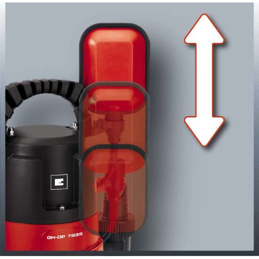 Einhell GH-DP 7835 Μονοφασική Αντλία Ακαθάρτων / Λυμάτων 1.04hp με Φλοτέρ 4170682