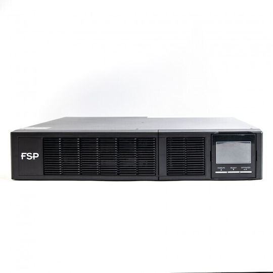 FSP/Fortron PPF10A0400 UPS On-Line 1000VA 1000W με 8 IEC Πρίζες