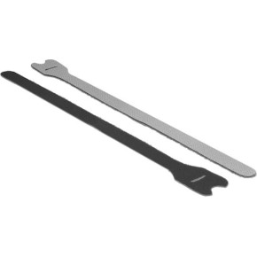DeLock Δεματικά Καλωδίων Μαύρο 300x12 10τμχ