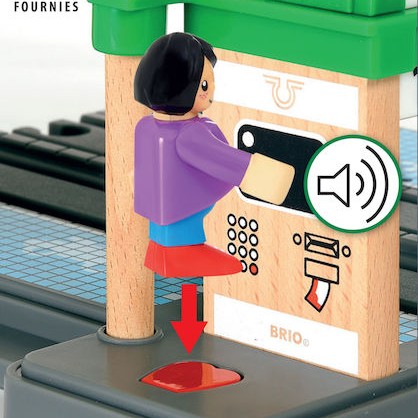 Brio Toys Central Station Αξεσουάρ Σιδηρόδρομου με Ήχο για 3+ Ετών