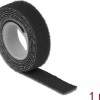 DeLock 18711 Velcro Δεματικό Καλωδίων 13x5mm Μαύρο 1τμχ