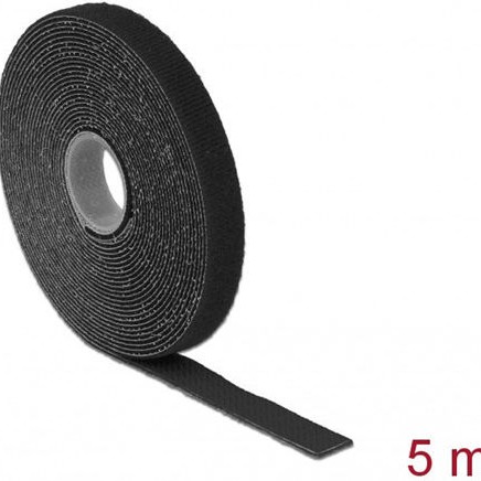 DeLock 18711 Velcro Δεματικό Καλωδίων 13x5mm Μαύρο 1τμχ