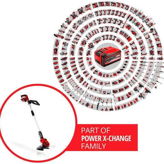Einhell GE-CT 18 Li Kit Χορτοκοπτικό Ώμου / Χειρός Μπαταρίας