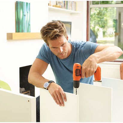 Black & Decker Δραπανοκατσάβιδο Μπαταρίας 7.2V 1x1.5Ah