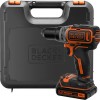 Black & Decker Δραπανοκατσάβιδο Μπαταρίας Brushless 18V 1x1.5Ah