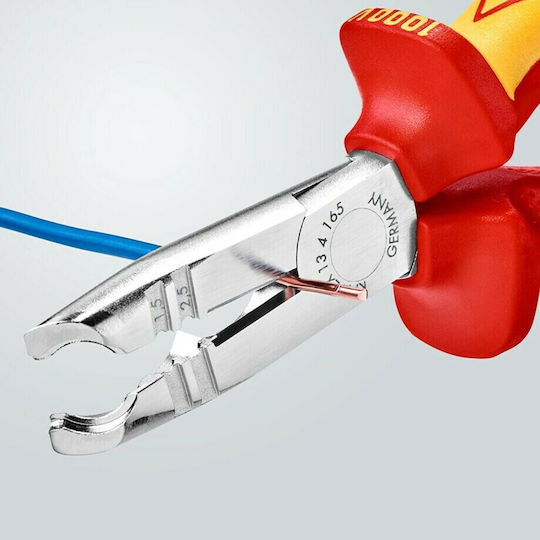 Knipex Πένσα Απογύμνωσης Καλωδίων με Κόφτη και Μήκος 165mm