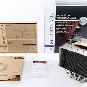 Noctua NH-D15 SE-AM4 Ψύκτρα Επεξεργαστή Διπλού Ανεμιστήρα για Socket AM4/AM5 Καφέ