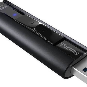 Sandisk Extreme Pro 128GB USB 3.2 Stick Μαύρο