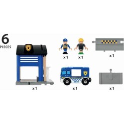 Brio Toys Πίστα Αστυνομικό Police Station για 3+ Ετών