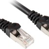 Sharkoon S/FTP Cat.6a Cable 15m Μαύρο