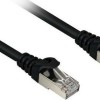 Sharkoon S/FTP Cat.6a Cable 15m Μαύρο