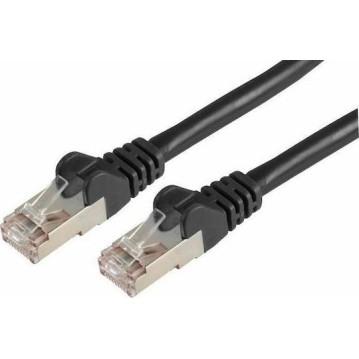Sharkoon S/FTP Cat.6a Cable 15m Μαύρο