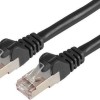 Sharkoon S/FTP Cat.6a Καλώδιο Δικτύου Ethernet 20m Μαύρο