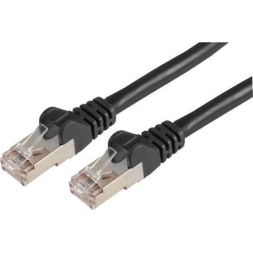 Sharkoon S/FTP Cat.6a Καλώδιο Δικτύου Ethernet 20m Μαύρο