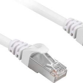 Sharkoon S/FTP Cat.6a Καλώδιο Δικτύου Ethernet 20m Λευκό
