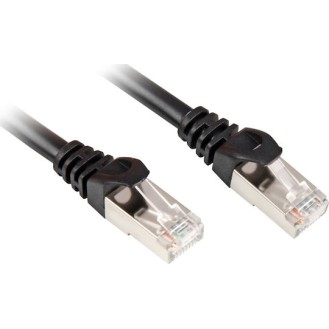 Sharkoon S/FTP Cat.6 Καλώδιο Δικτύου Ethernet 20m Μαύρο 1τμχ