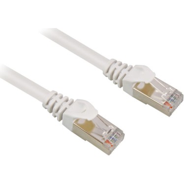 Sharkoon S/FTP Cat.6 Καλώδιο Δικτύου Ethernet 20m Λευκό 1τμχ