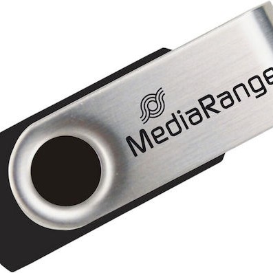 MediaRange 8GB USB 2.0 Stick Μαύρο