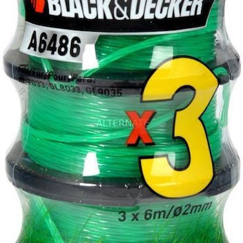 Black & Decker A6486 Μεσινέζα Εξάγωνη Μήκους 6m και Πάχους 2mm