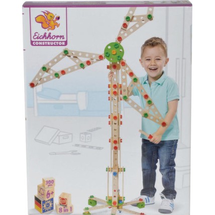 Eichhorn Παιχνίδι Κατασκευών Ξύλινo Constructor Windmill για Παιδιά 6+ Ετών