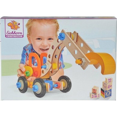 Eichhorn Παιχνίδι Κατασκευών Ξύλινo Constructor Bagger