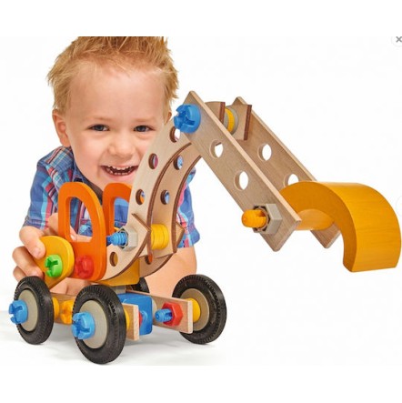 Eichhorn Παιχνίδι Κατασκευών Ξύλινo Constructor Bagger