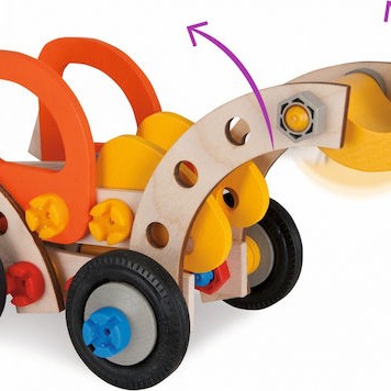 Eichhorn Παιχνίδι Κατασκευών Ξύλινo Constructor Bagger