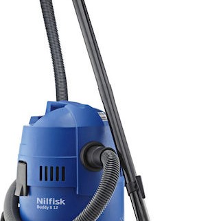 Nilfisk Buddy II 12 Σκούπα Υγρών / Στερεών 1200W με Πλαστικό Κάδο 12lt