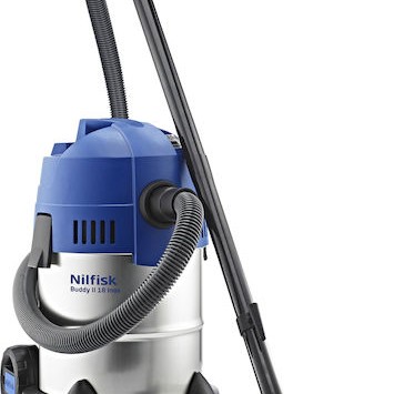 Nilfisk Buddy II 18 Σκούπα Υγρών / Στερεών 1200W με Ανοξείδωτο Κάδο 18lt