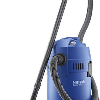 Nilfisk Buddy II 18 Σκούπα Υγρών / Στερεών 1200W με Πλαστικό Κάδο 18lt