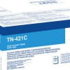 Brother TN-421C Γνήσιο Toner Laser Εκτυπωτή Κυανό 1800 Σελίδων (TN-421C)