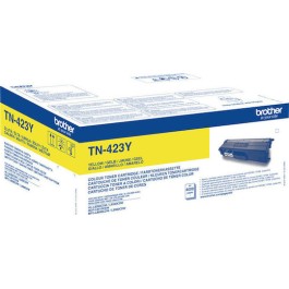 Brother TN-423Y Γνήσιο Toner Laser Εκτυπωτή Κίτρινο High Yield 4000 Σελίδων