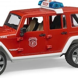 Bruder Αυτοκινητάκι Jeep Wrangler Unlimited Rubicon Fire Engine για 3+ Ετών