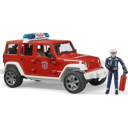 Bruder Αυτοκινητάκι Jeep Wrangler Unlimited Rubicon Fire Engine για 3+ Ετών