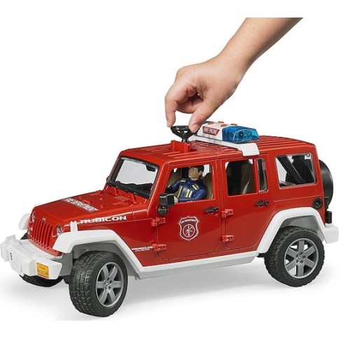Bruder Αυτοκινητάκι Jeep Wrangler Unlimited Rubicon Fire Engine για 3+ Ετών