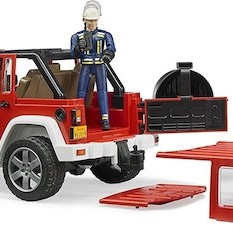 Bruder Αυτοκινητάκι Jeep Wrangler Unlimited Rubicon Fire Engine για 3+ Ετών