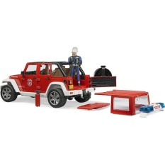 Bruder Αυτοκινητάκι Jeep Wrangler Unlimited Rubicon Fire Engine για 3+ Ετών