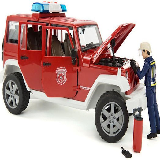 Bruder Αυτοκινητάκι Jeep Wrangler Unlimited Rubicon Fire Engine για 3+ Ετών