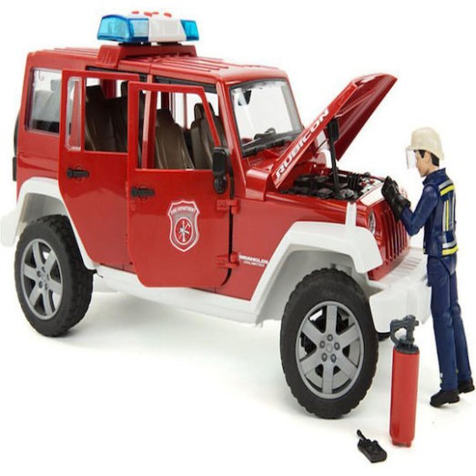 Bruder Αυτοκινητάκι Jeep Wrangler Unlimited Rubicon Fire Engine για 3+ Ετών