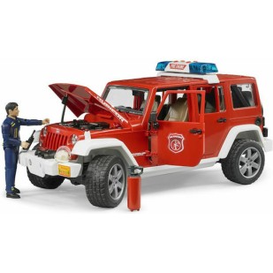 Bruder Αυτοκινητάκι Jeep Wrangler Unlimited Rubicon Fire Engine για 3+ Ετών
