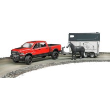 Bruder Αυτοκινητάκι Ram μαζί με Καρότσα και Άλογο για 3+ Ετών